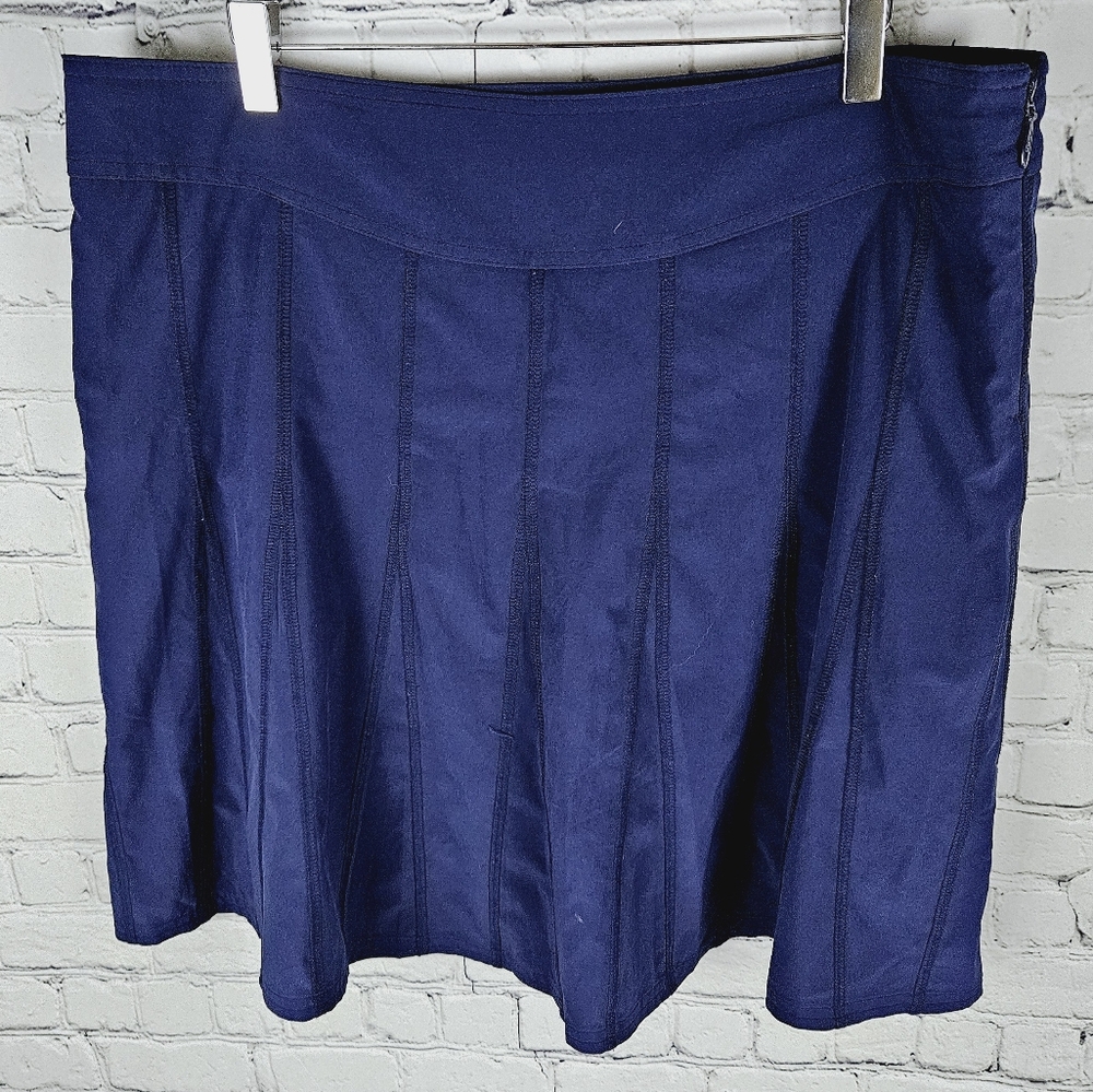 ATHLETA | side zip tennis skirt shorts skort